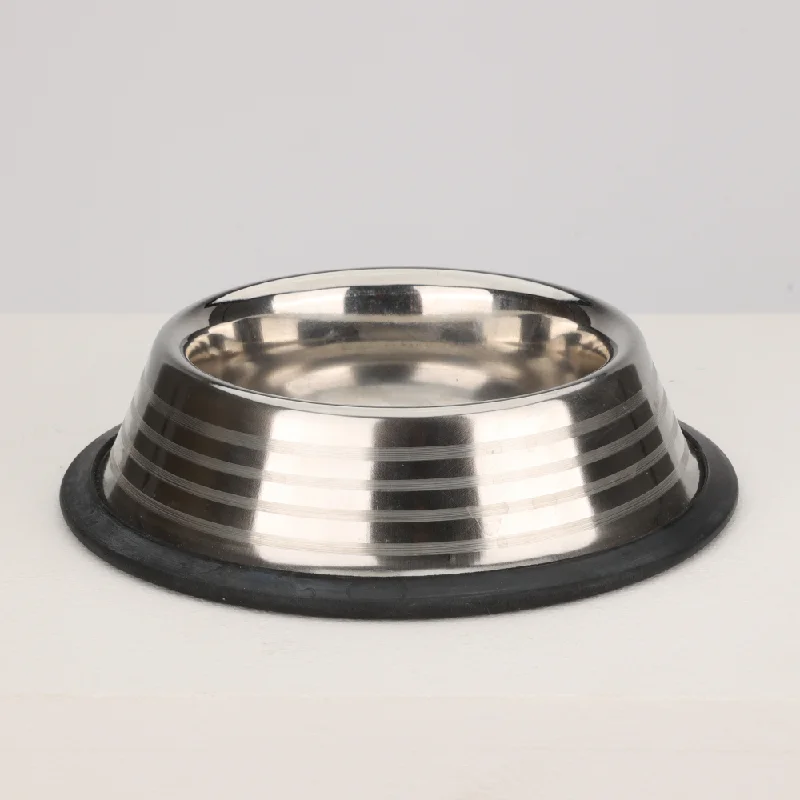 Skatrs Anti Skid Stainless Steel Bowl for Dogs & Cats