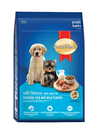 Smart Heart. Puppy Chicken Egg&Milk Flavour 1.5kg