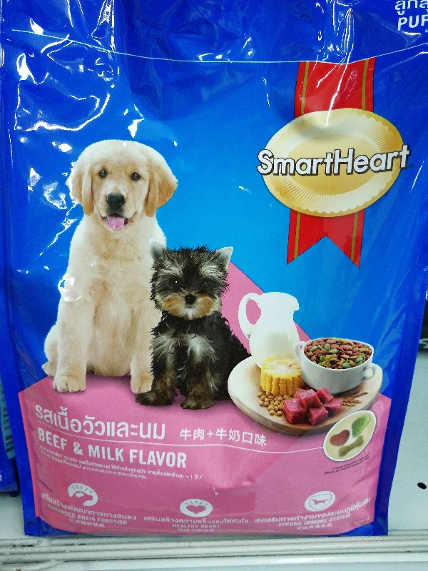 Smart Heart.Puppy Dry Food Beef&Milk.1.5kg