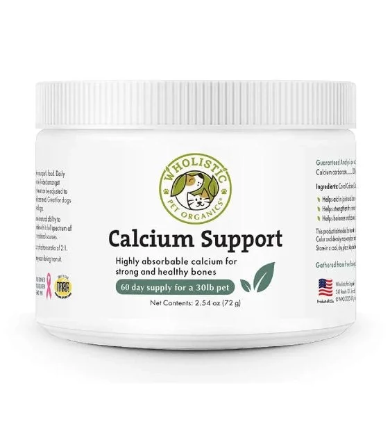 Wholistic Pet Organics Calcium Support Pet Supplement